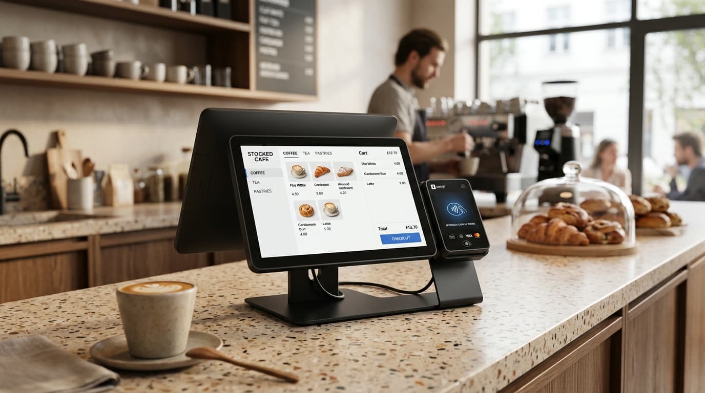 Vanilla POS Countertop Terminal in Kathmandu Cafe